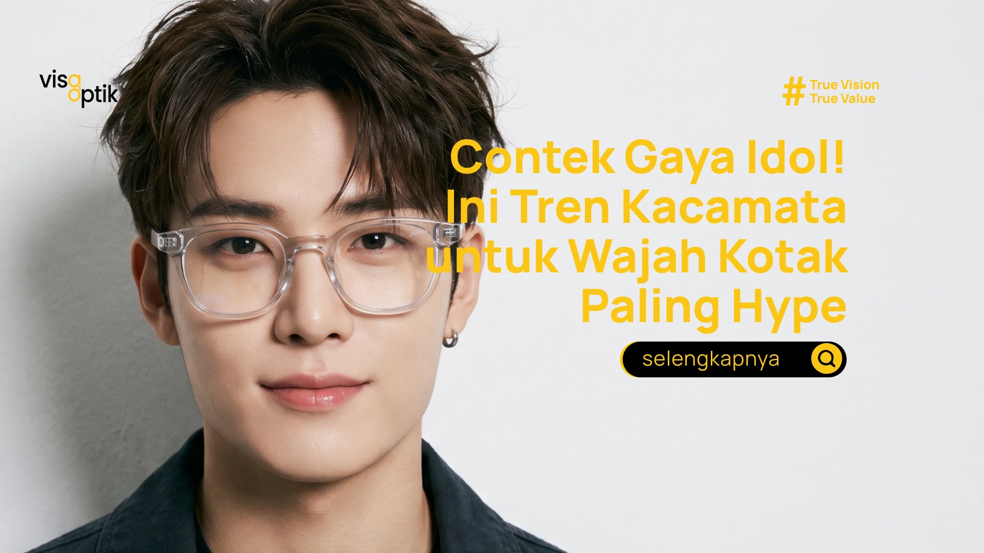 kacamata untuk wajah kotak